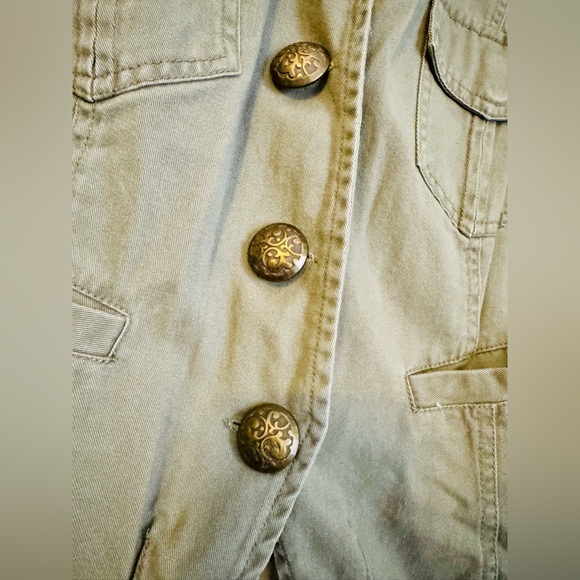Ladies Light Weight Jacket in Army Green, size L - Picture 3 of 5